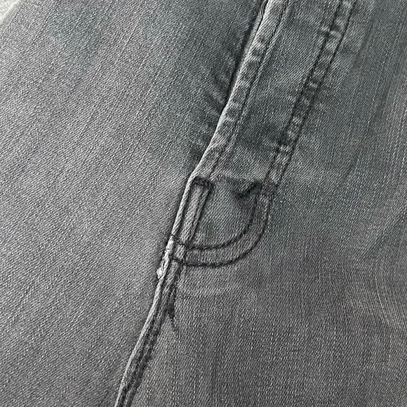 NWT MOTHER The Tomcat Roller Frayed Wide Leg Jeans Dancing in the Moonlight 32 - Picture 10 of 16